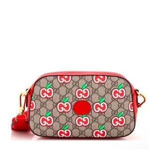 🍎 ✨ Like New Marmont Supreme Canvas Camera Bag Crossbody Handbag - Apple Print